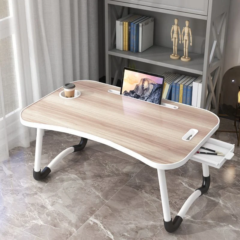 Tavolo moderno per laptop legno, scrivania larga 15,75 pollici con base Parsons Clearhalo