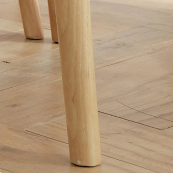 Tavolo moderno rettangolare legno massello Tavolo da pranzo ad altezza standard con 4 gambe Clearhalo