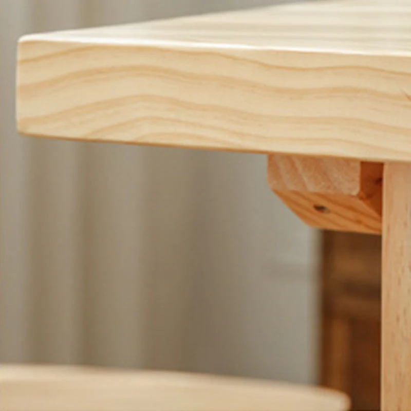 Tavolo moderno semplice legno massello per ristorante Tavolo rettangolare con base legno Clearhalo