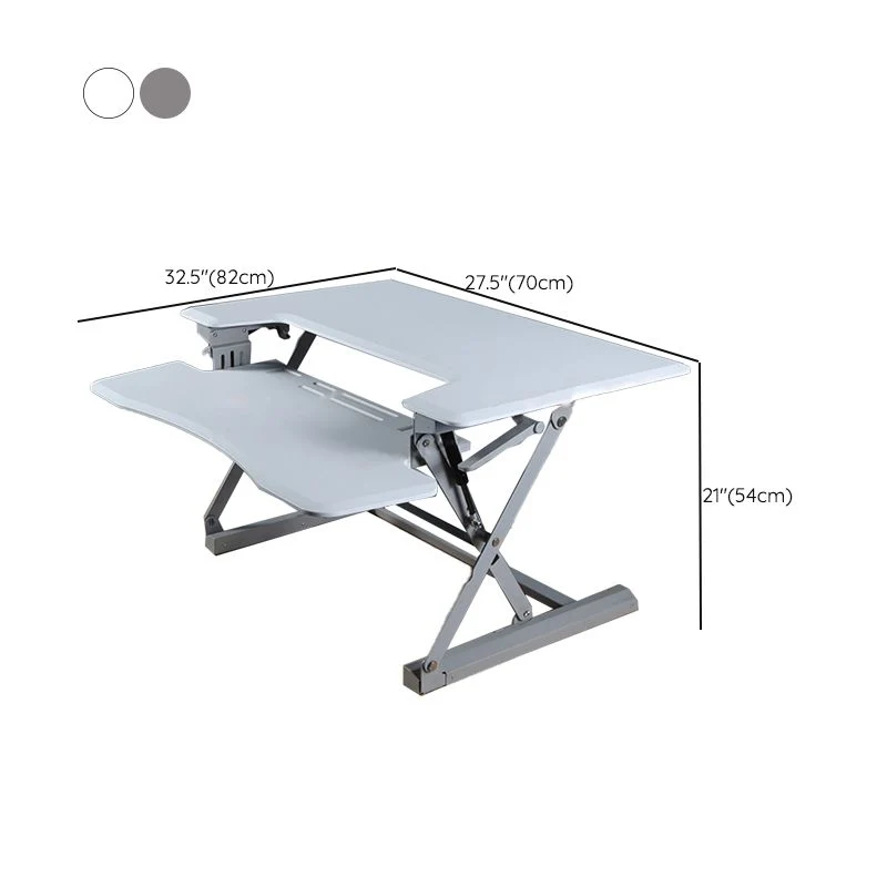 Tavolo per laptop regolabile con convertitore da scrivania moderno pieghevole piedi Clearhalo