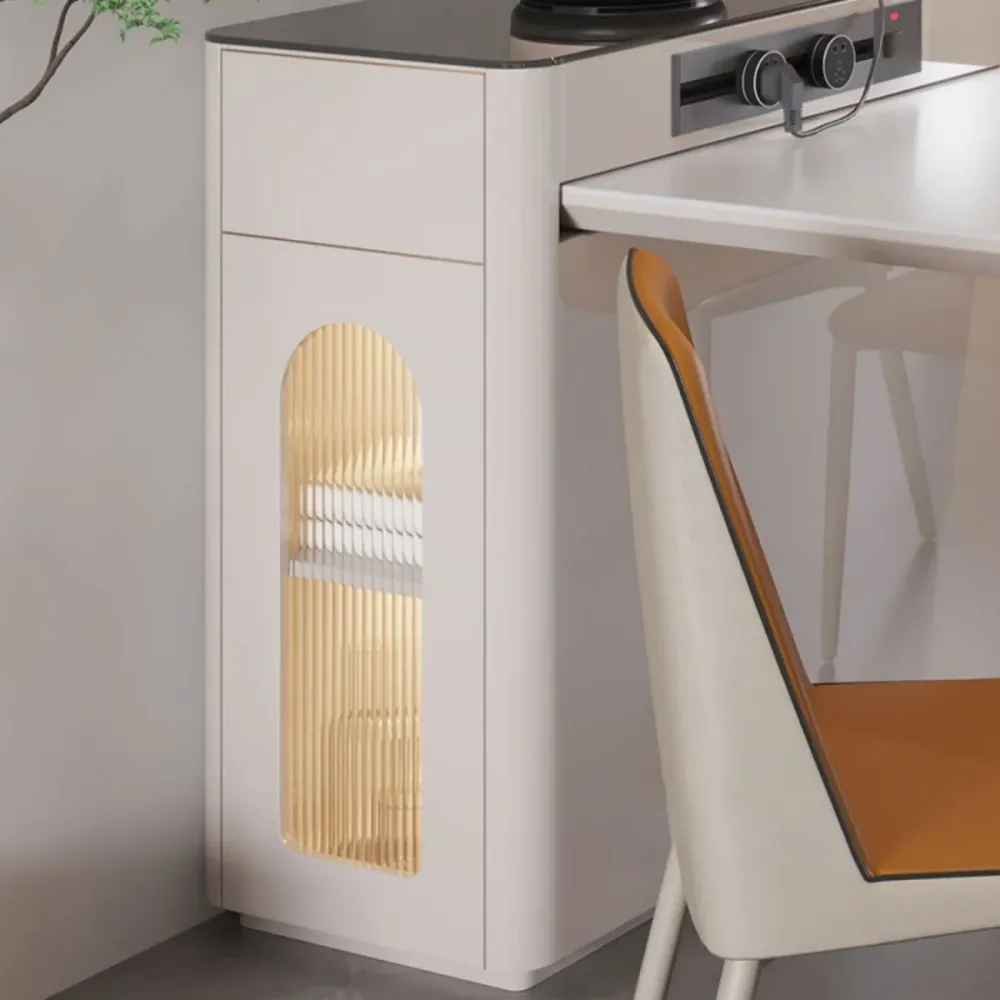 Tavolo da pranzo allungabile con doppio piedistallo per la sala da pranzo della cucina Clearhalo