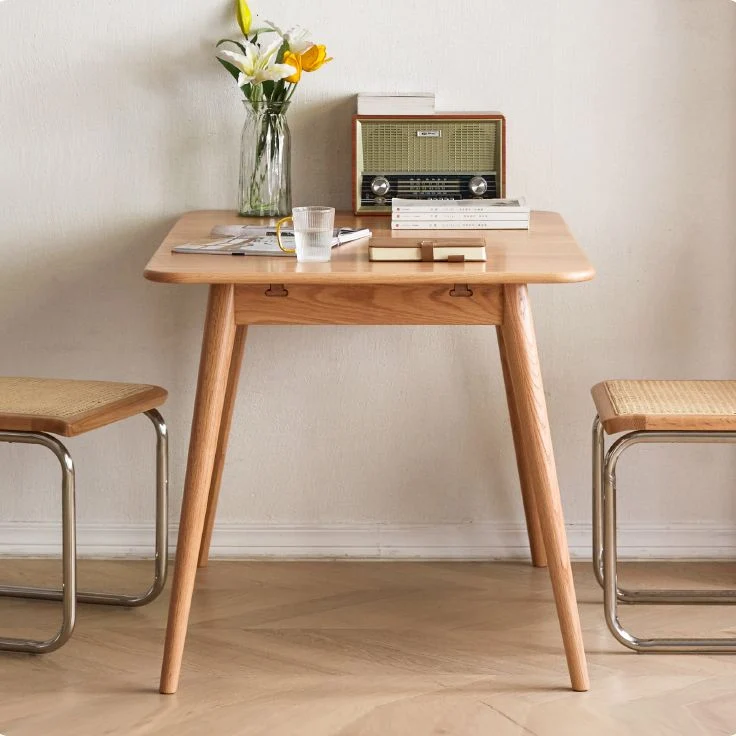 Tavolo da pranzo allungabile legno rettangolare stile moderno, 47,2 x 31,5 x 29,5 pollici Clearhalo
