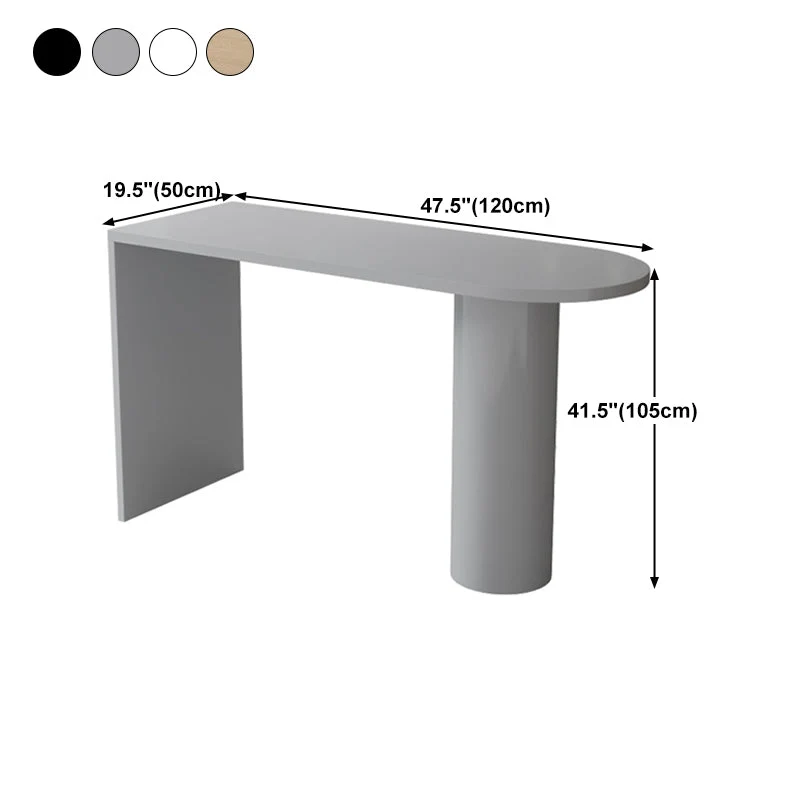 Tavolo da pranzo da bar legno massello Tavolo da pranzo da bar moderno con base slitta Clearhalo