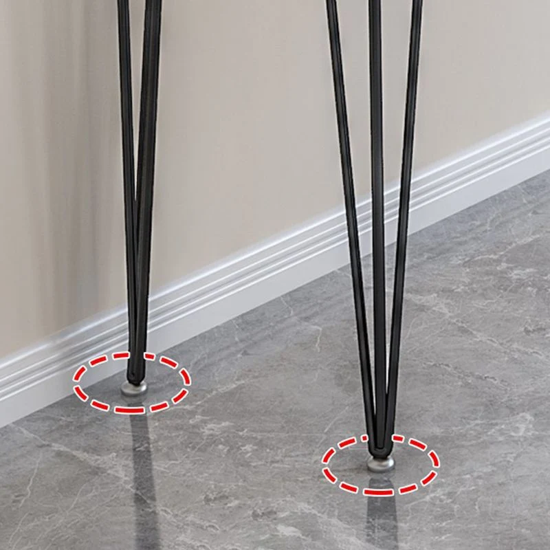 Tavolo da pranzo da bar legno Tavolo da bar moderno rettangolare con base 4 gambe per negozio di tè al latte Clearhalo