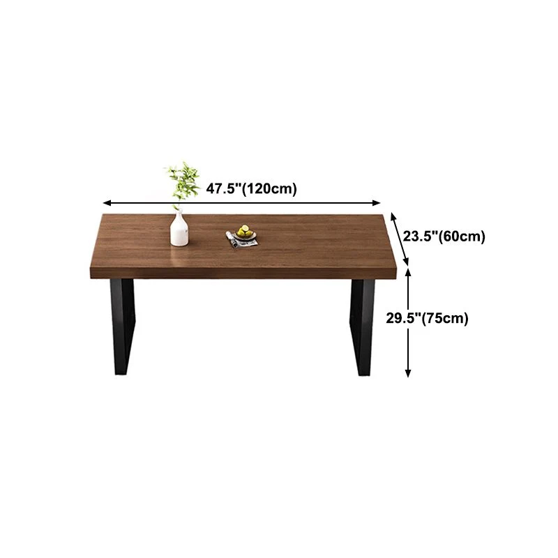 Tavolo da pranzo con piano legno massello Tavolo tradizionale di lusso legno di pino con base slitta Clearhalo