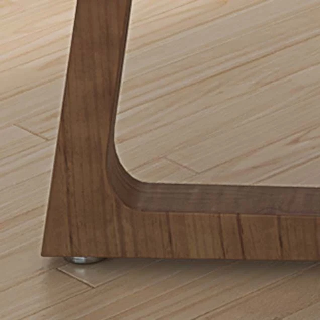 Tavolo da pranzo con piano legno di pino Tavolo rettangolare di lusso tradizionale con base slitta Clearhalo