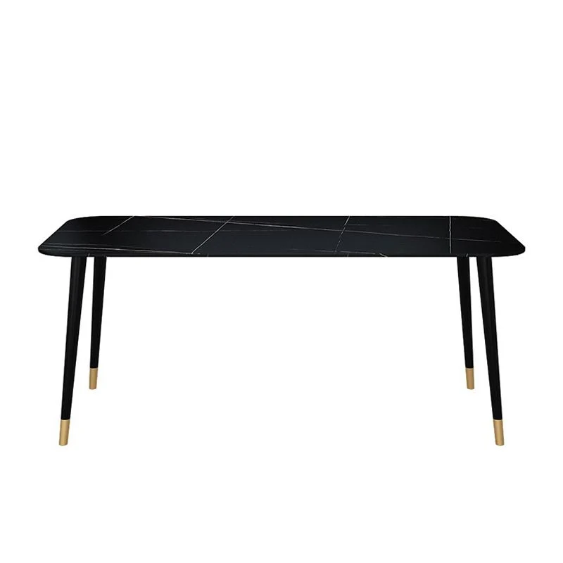 Tavolo da pranzo con piano pietra Tavolo da pranzo moderno con 4 gambe Clearhalo