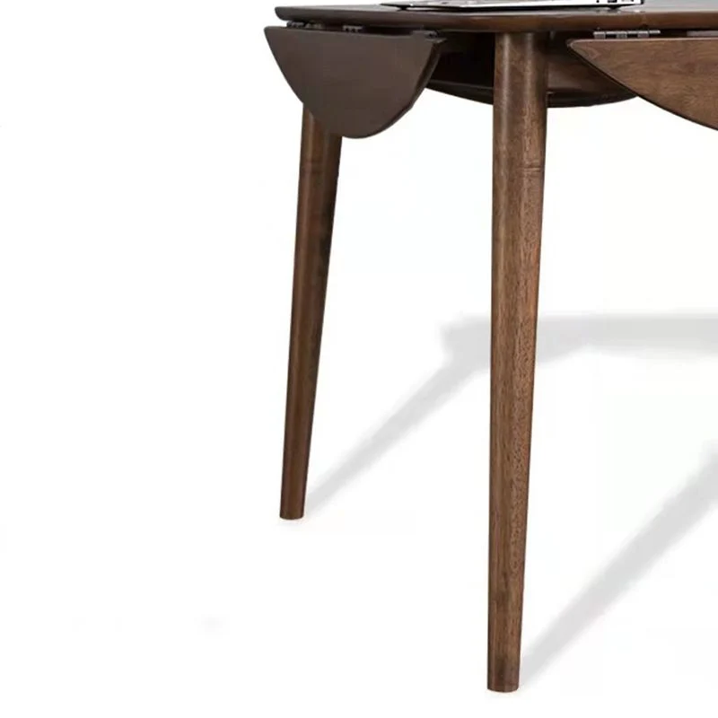 Tavolo da pranzo con ribalte Tavolo da pranzo legno massello di Rubberwood con 4 gambe Clearhalo