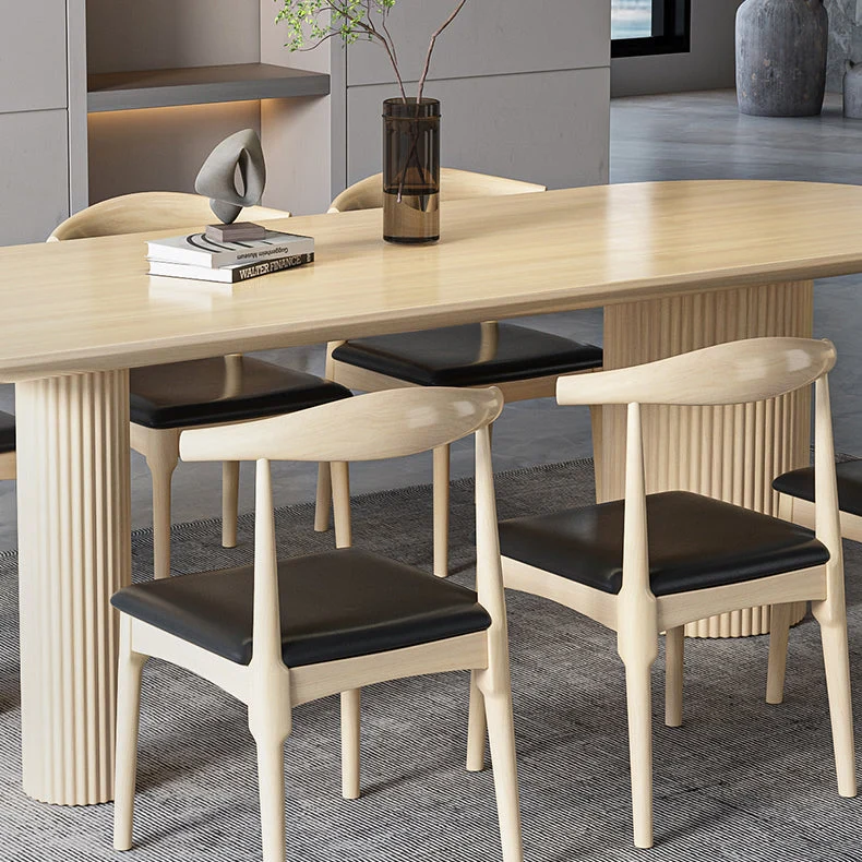 Tavolo da pranzo contemporaneo forma libera Tavolo da pranzo legno massello per sala da pranzo Clearhalo