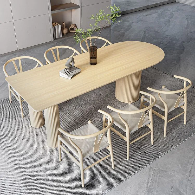 Tavolo da pranzo contemporaneo forma libera Tavolo da pranzo legno massello per sala da pranzo Clearhalo