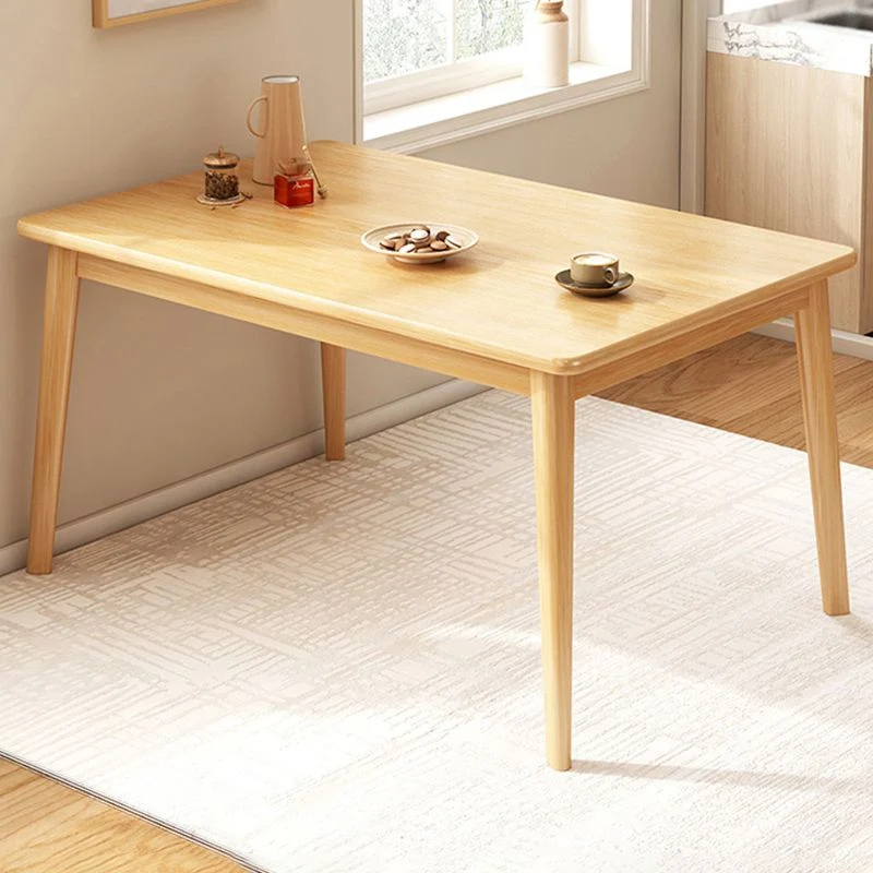 Tavolo da pranzo contemporaneo legno rettangolare da 1/4/5 pezzi per ristorante Clearhalo