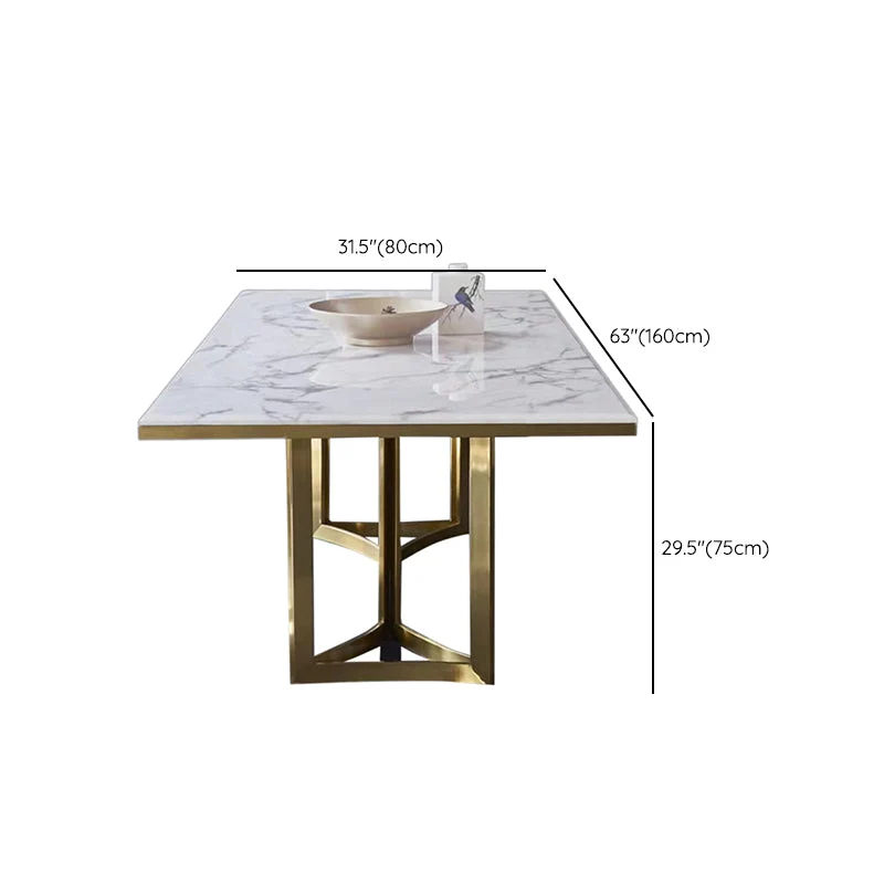 Tavolo da pranzo contemporaneo marmo con 4/6 sedie da pranzo pelle Clearhalo