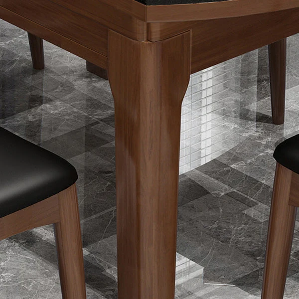 Tavolo da pranzo da cucina contemporanea Tavolo da pranzo legno con prolunga foglia Clearhalo