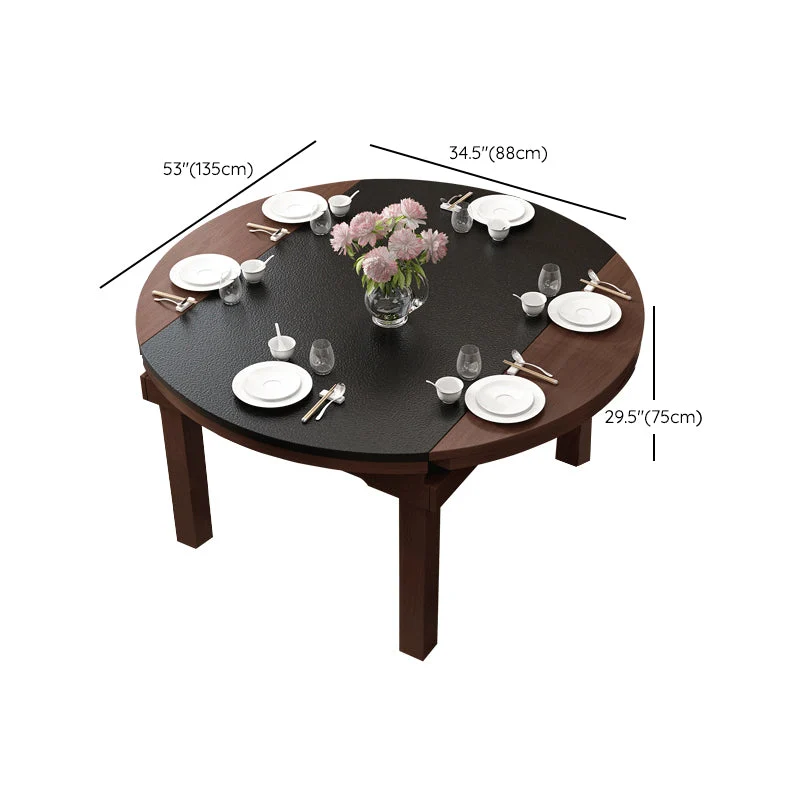 Tavolo da pranzo da cucina contemporaneo Tavolo da pranzo allungabile legno Clearhalo