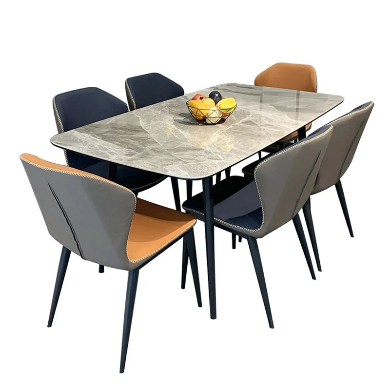 Tavolo da pranzo domestico Tavolo da sala da pranzo industriale pietra sinterizzata Clearhalo