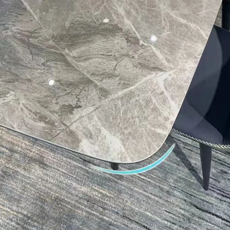 Tavolo da pranzo domestico Tavolo da sala da pranzo industriale pietra sinterizzata Clearhalo