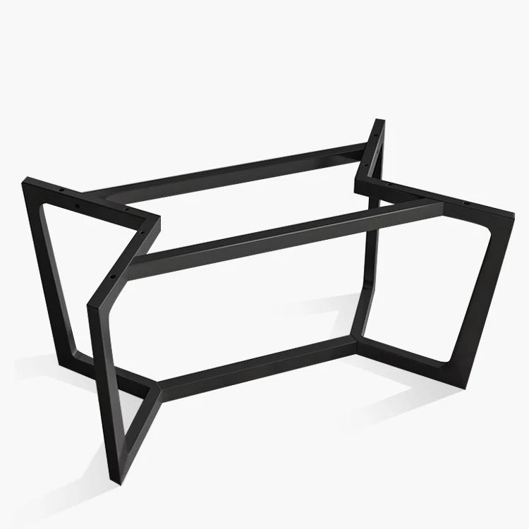 Tavolo da pranzo fisso rettangolare marmo stile semplicità con base cavalletto Clearhalo