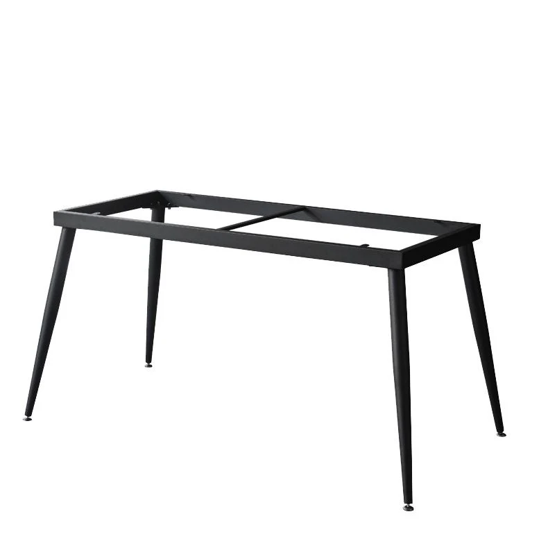 Tavolo da pranzo industriale con tavolo da pranzo rettangolare pietra nera per cucina Clearhalo