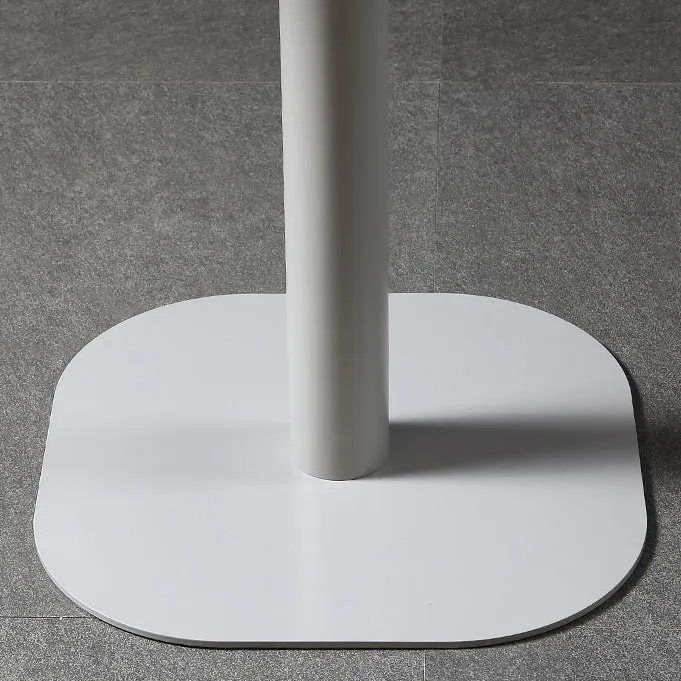 Tavolo da pranzo industriale metallo Tavolo con piano legno prodotto con base piedistallo Clearhalo