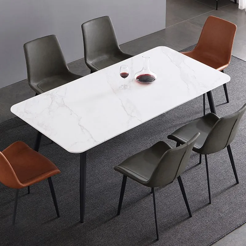 Tavolo da pranzo industriale pietra sinterizzata. Tavolo da pranzo industriale Clearhalo