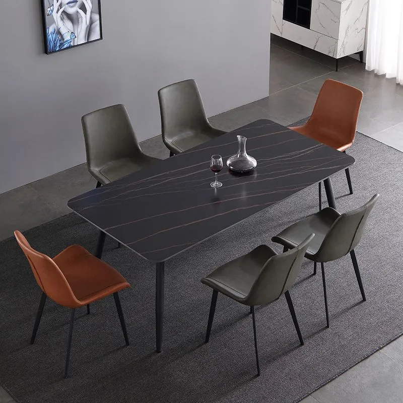 Tavolo da pranzo industriale pietra sinterizzata. Tavolo da pranzo industriale Clearhalo