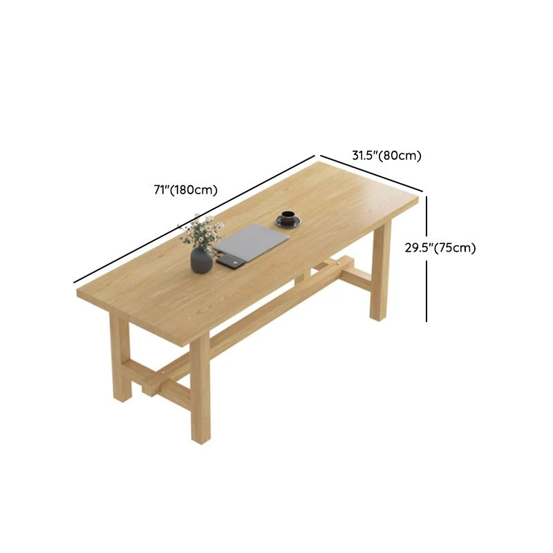 Tavolo da pranzo industriale rettangolare legno 1/2/7 pezzi Set da pranzo per sala da pranzo Clearhalo