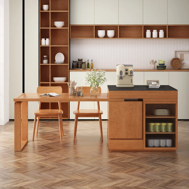 Tavolo da pranzo legno massello Tavolo da cucina rettangolare per sala da pranzo Clearhalo
