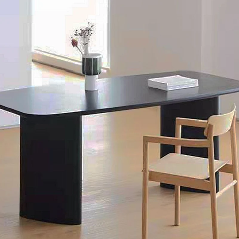 Tavolo da pranzo legno massello Tavolo da pranzo stile moderno Scrivania da cucina domestica Clearhalo