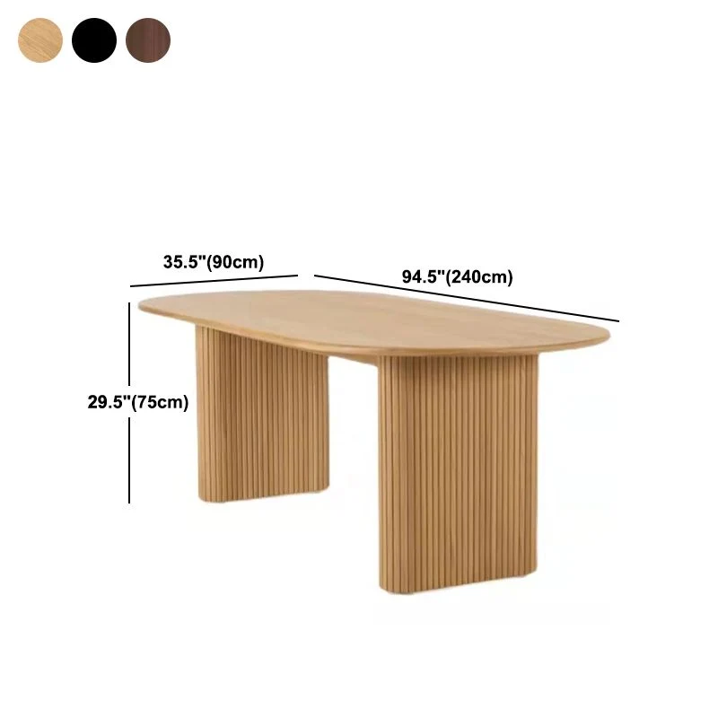 Tavolo da pranzo legno massello Tavolo da pranzo stile moderno Scrivania da cucina domestica Clearhalo