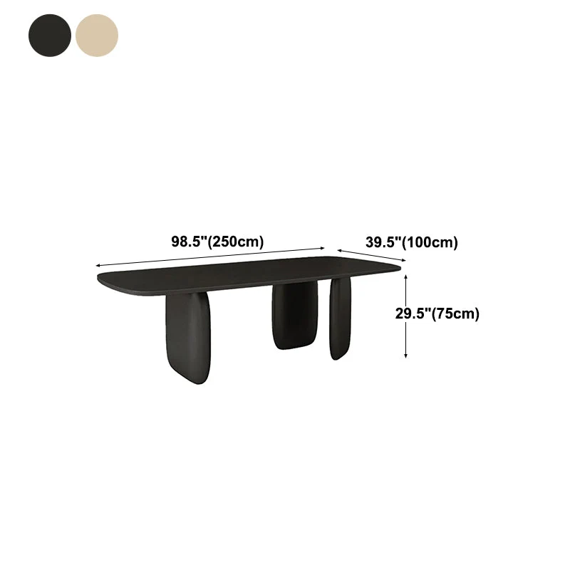 Tavolo da pranzo legno massello Tavolo da pranzo stile moderno per la cucina domestica Clearhalo