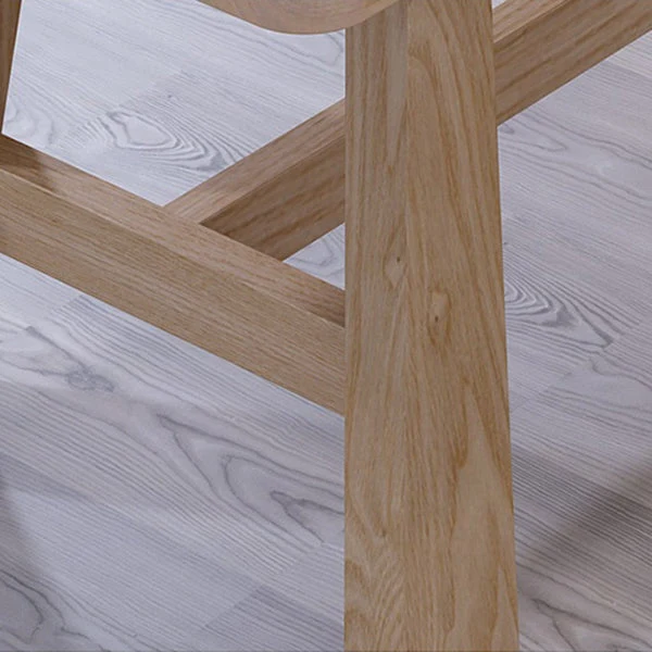 Tavolo da pranzo legno massello Tavolo da pranzo rettangolare con base cavalletto Clearhalo