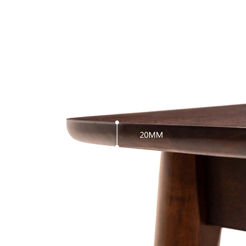 Tavolo da pranzo legno massello Tavolo da pranzo moderno rettangolare con 4 gambe Clearhalo