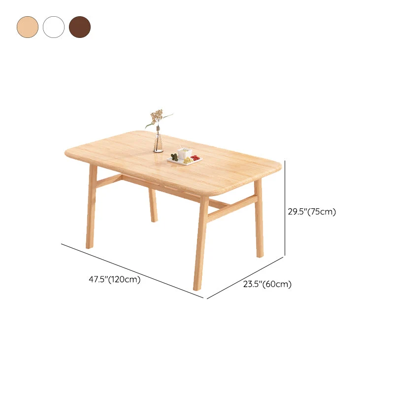 Tavolo da pranzo legno stile glam Tavolo da pranzo rettangolare per uso domestico Clearhalo