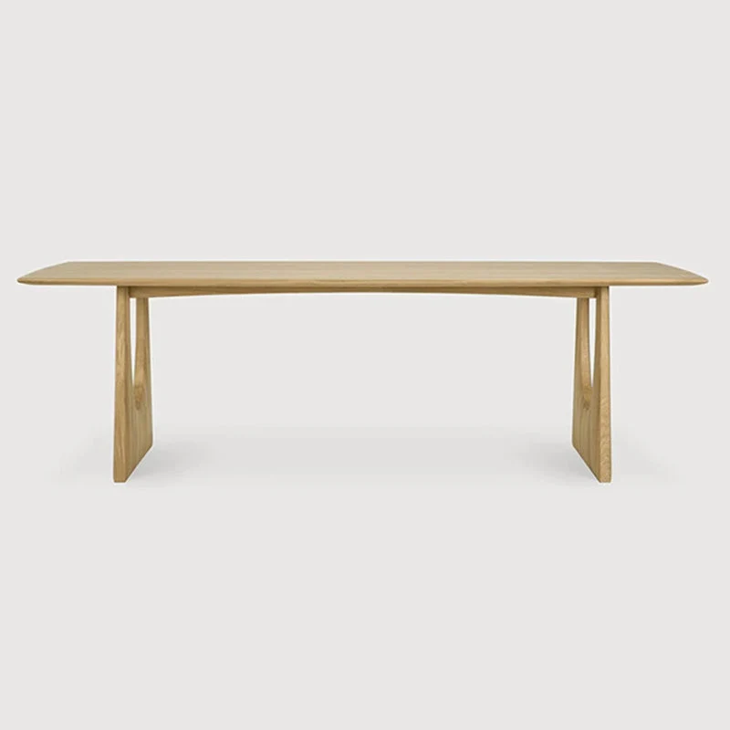 Tavolo da pranzo legno Tavolo da pranzo tradizionale di lusso con base slitta Clearhalo