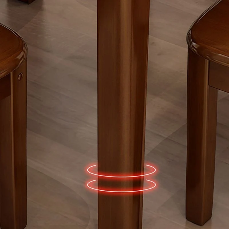 Tavolo da pranzo marrone legno massello Tavolo da pranzo moderno Clearhalo
