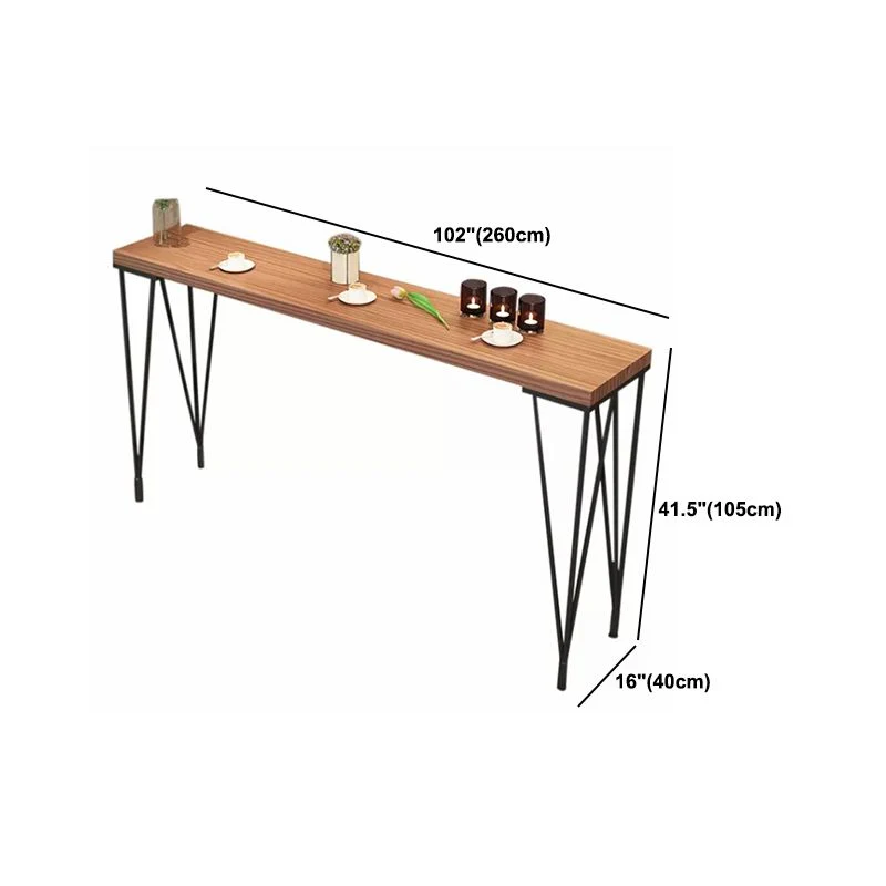 Tavolo da pranzo moderno con accento bistrot legno massello con gambe moderne Clearhalo