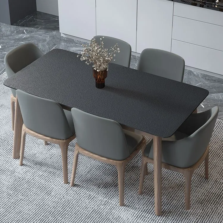 Tavolo da pranzo moderno con gambe legno di frassino Tavolo da pranzo rettangolare Clearhalo