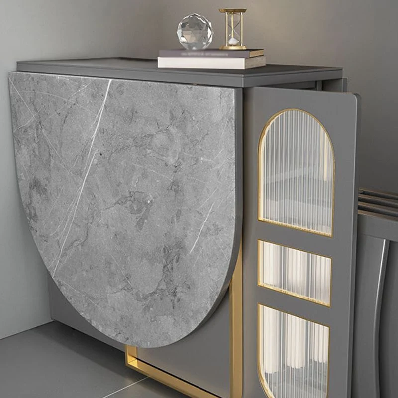 Tavolo da pranzo moderno con piedistallo, 59,1" L x 31,5" L x 29,5" Clearhalo