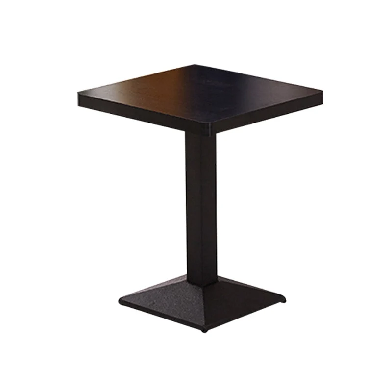 Tavolo da pranzo moderno legno con gambe metallo per soggiorno Clearhalo