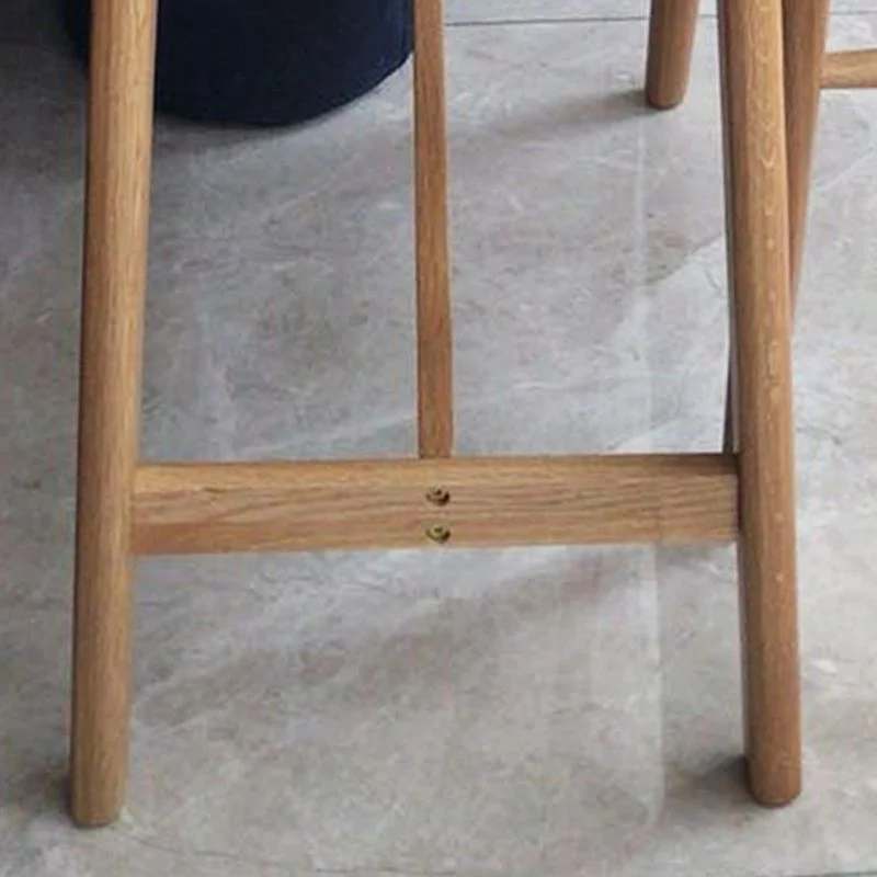 Tavolo da pranzo moderno legno massello con accento bistrot, tavolo da bar rettangolare per patio interno Clearhalo