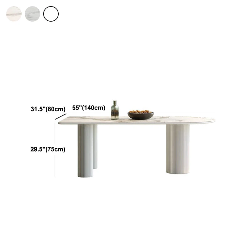 Tavolo da pranzo moderno legno massello forma libera con base treppiede per la casa Clearhalo
