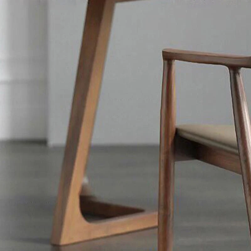 Tavolo da pranzo moderno legno massello naturale per interni con doppio piedistallo Clearhalo