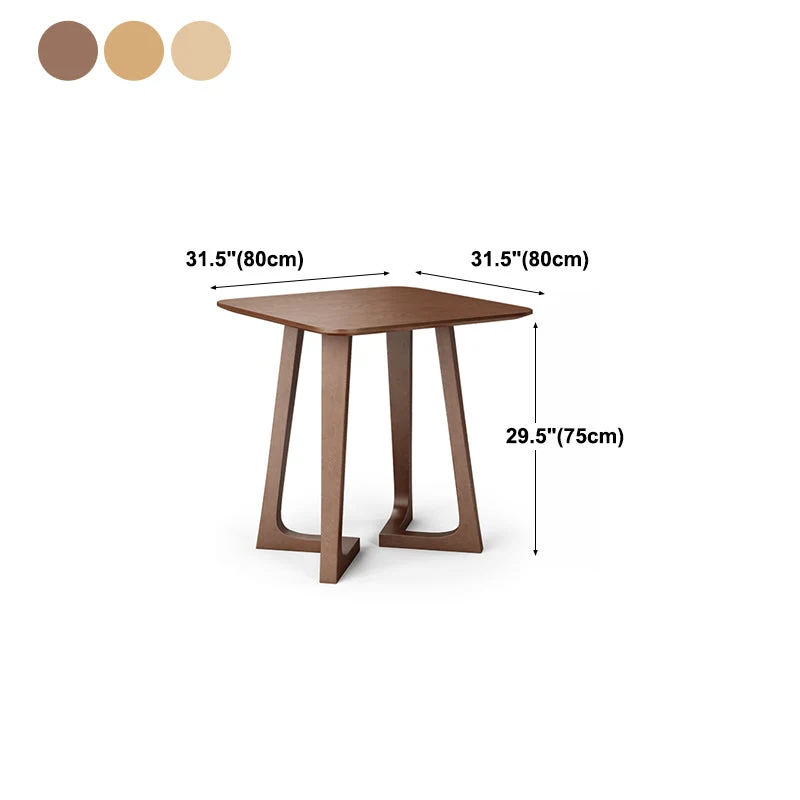 Tavolo da pranzo moderno legno massello di pino Tavolo da pranzo con doppio piedistallo per sala da pranzo Clearhalo