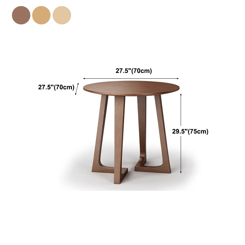 Tavolo da pranzo moderno legno massello di pino Tavolo da pranzo con doppio piedistallo per sala da pranzo Clearhalo