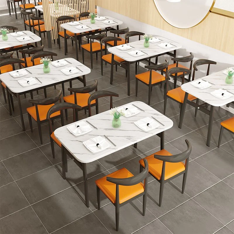 Tavolo da pranzo moderno legno rettangolare bianco con 4 piedi Clearhalo