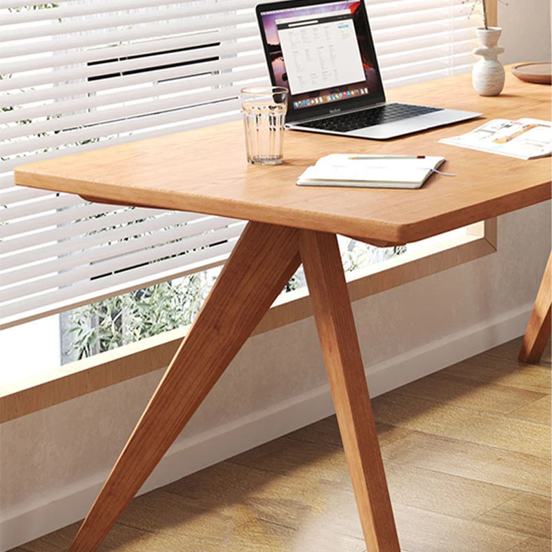 Tavolo da pranzo moderno legno Tavolo da pranzo 4 gambe per uso domestico Clearhalo