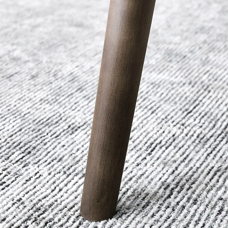 Tavolo da pranzo moderno Mid-Century Tavolo da pranzo pietra sinterizzata con 4 gambe Clearhalo