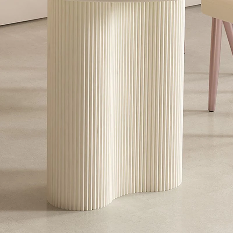 Tavolo da pranzo moderno pietra sinterizzata Tavolo da pranzo ovale Clearhalo
