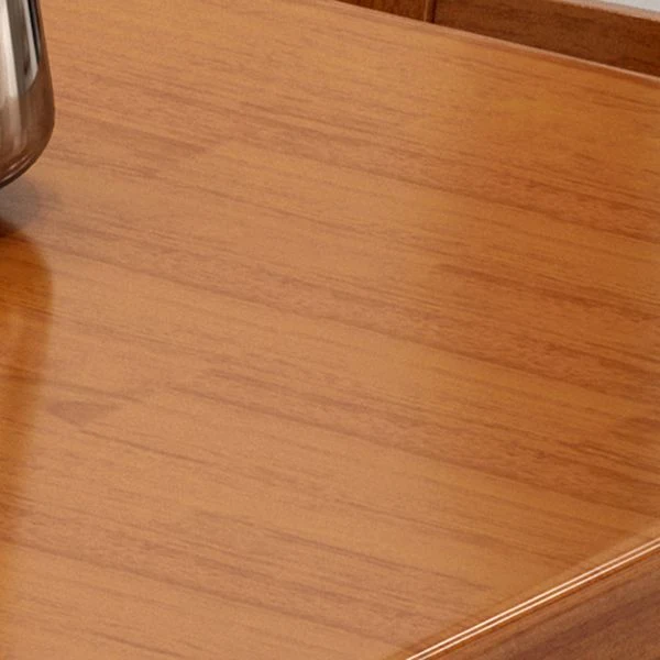 Tavolo da pranzo moderno quadrato con piano legno massello marrone per 2 persone Clearhalo