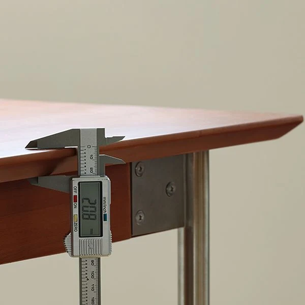 Tavolo da pranzo moderno rettangolare con gamba acciaio inossidabile per soggiorno Clearhalo